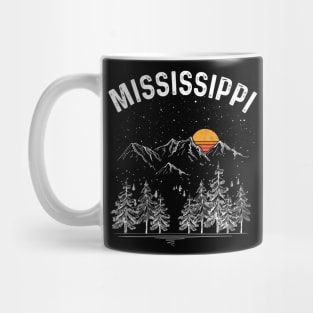 Vintage Retro Mississippi State Mug